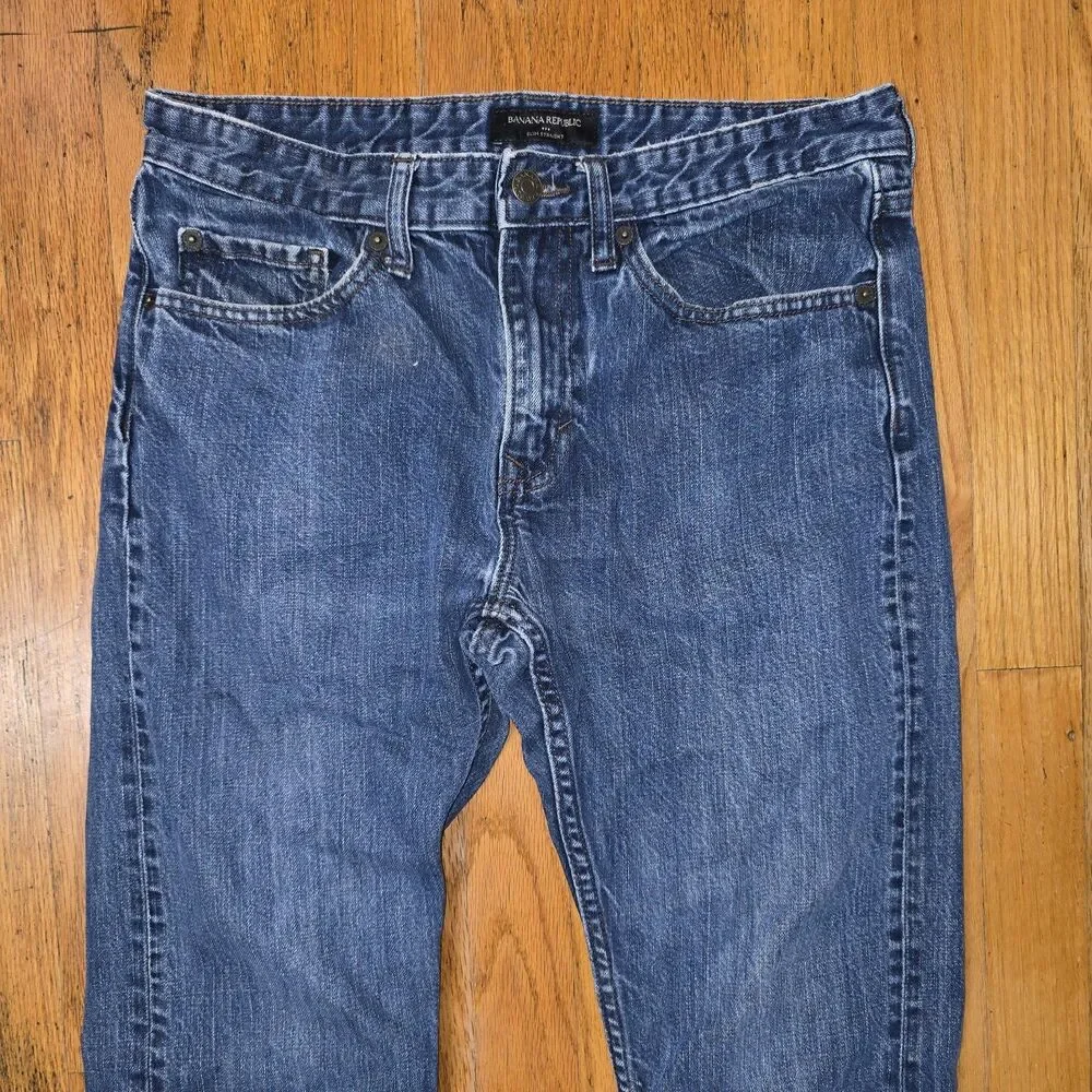 Banana Republic Slim Fit Jeans Mens 31x32 Medium Wash Denim